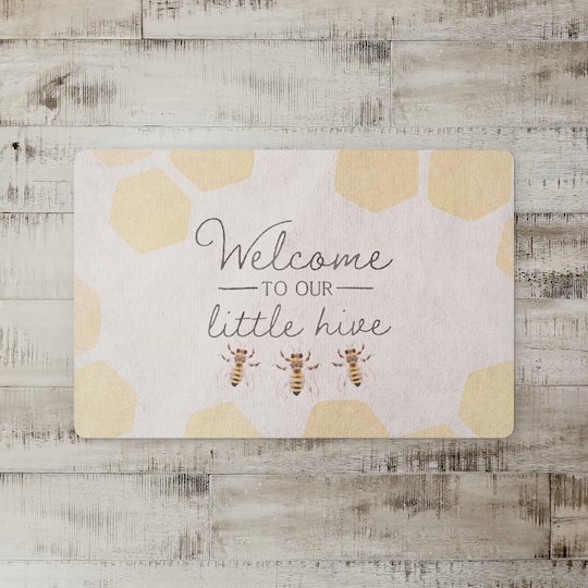 Welcome To Our Hive Floor Mat